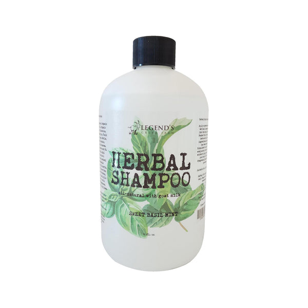 Sweet Basil Mint Goat Milk Shampoo Legend s Creek Farm