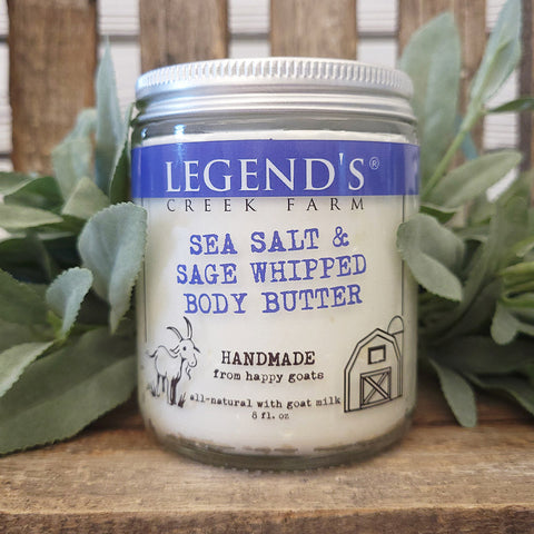Sea Salt & Sage Goat Milk Whipped Body Butter