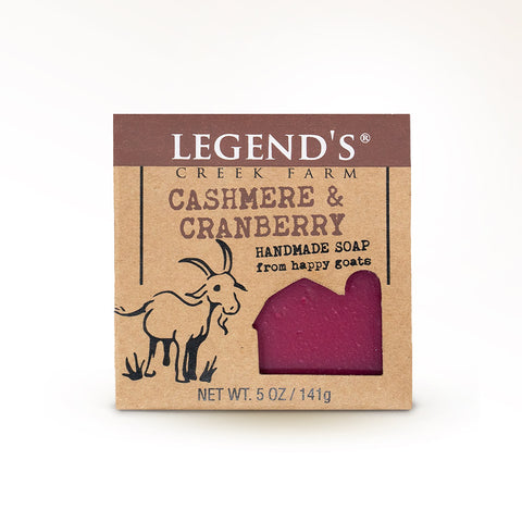 Cashmere & Cranberry Goat Milk Soap