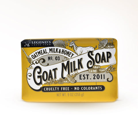 Oatmeal, Milk & Honey Triple Milled Goat Milk Soap